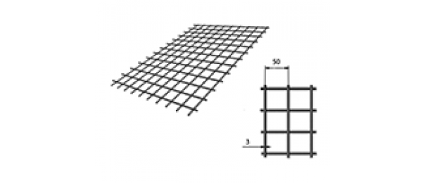 Сетка сварная (дорожная) 50х50х3мм 1х2м купить с доставкой в Чехове